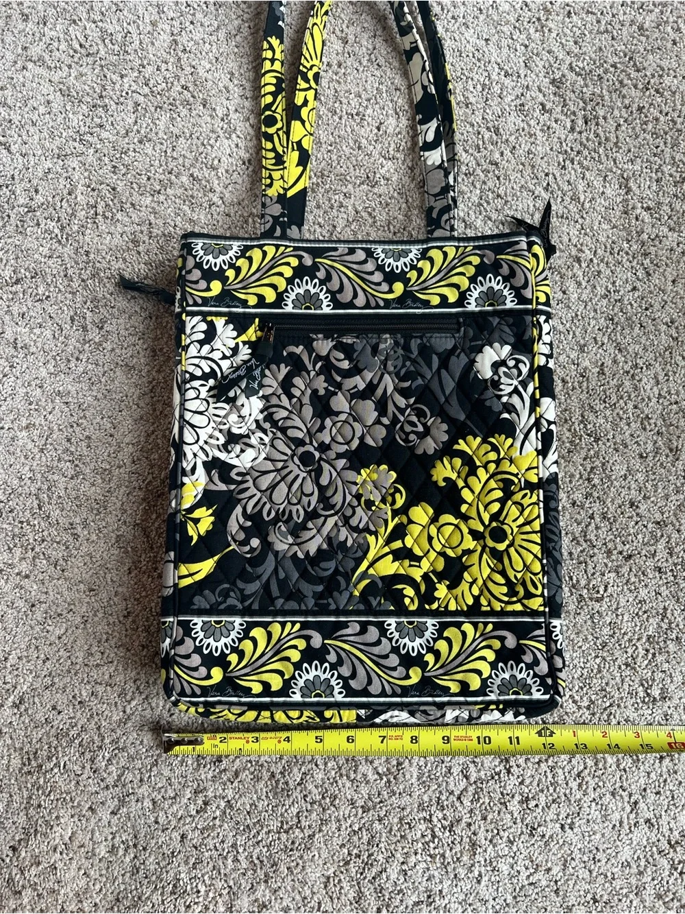 Vera Bradley Baroque Laptop Travel Tote Shoulder Bag